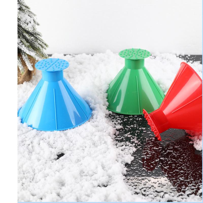 Car Snow Blower Windshield Cone Deicing Tool Window Deicer Scraper Snow Remover Snow Shovel Ice Funnel