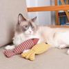 Cat Toys Fish,Plush Interactive Cat Toy for Indoor Cats,Crinkle Sound Catnip Toys Soft Linen, Interactive Kitten Exercise Kicker Toys for Indoor Cats
