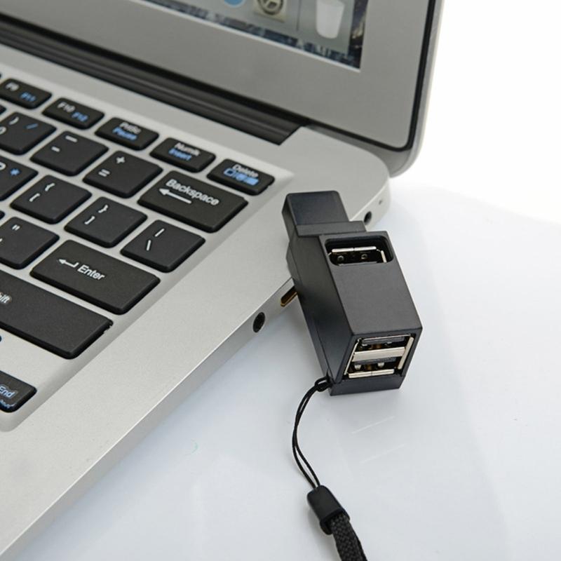 Portable USB Adapter Extender 1 To 3 Ports USB3.0 Splitter Connect Multiple Devices To PC or Laptop Phone