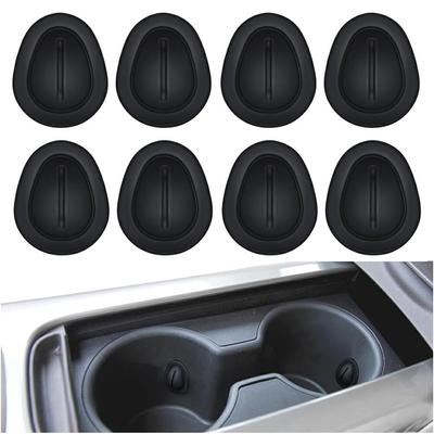 4/8Pcs Universal Car Water Cup Holder Insert Silicone Stabilizer Auto Shock Absorption Stopper For Bottle Glass Accessories