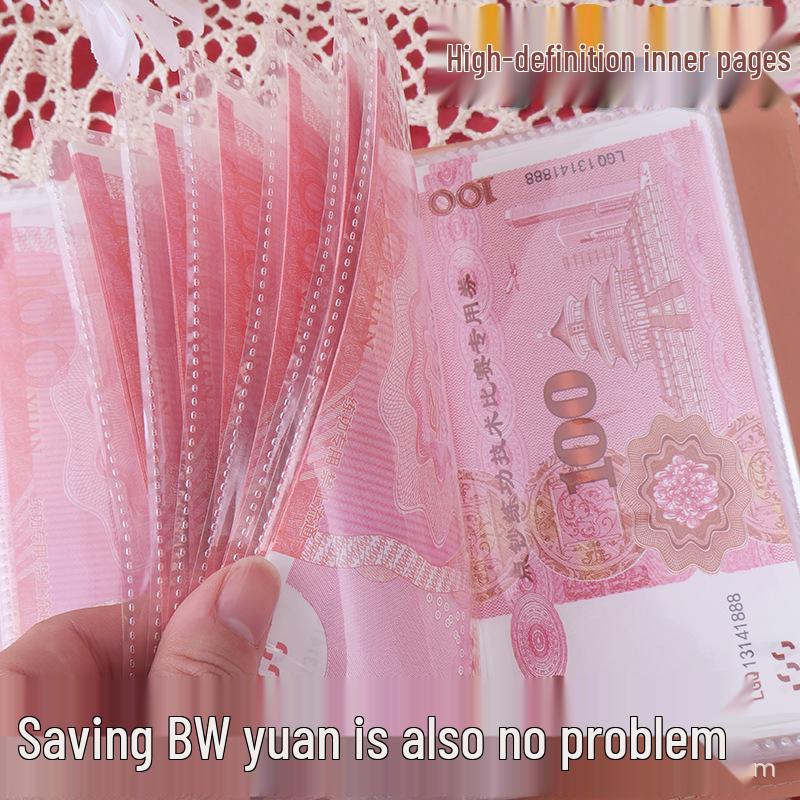 Large Capacity Cash & Banknote Saving Album