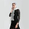 Lace Headscarf Veil Cape Scarf 70x150cm Women's Classic Shawl Soft Breathable Hollowed Out Solid Color Headband Shawl