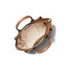 MICHAEL KORS Avril classic presbyopic color matching ear bag shoulder crossbody bag canvas and leather handbag small size women's acorn brown