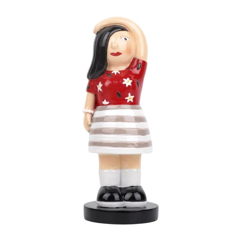 City Themed Resins Figurine, Unique Table Decoration, Artistic Collectible Sculpture for Interior