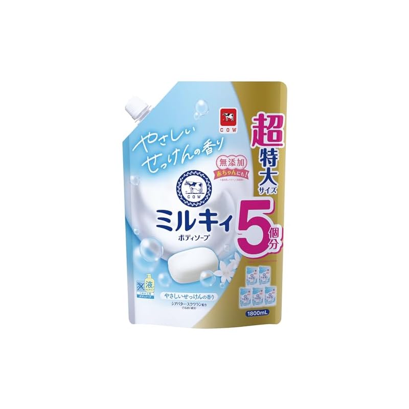 Milky Body Soap Gentle Soap Refill 1800ml