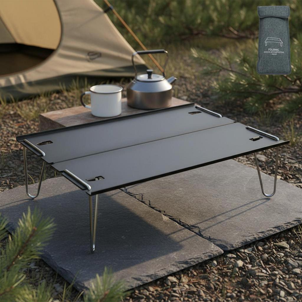 Folding Camp Table Foldable Design Portable Outdoor Furniture for Picnickers,
