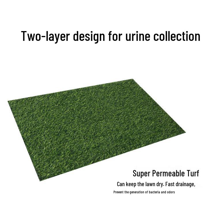 Extra Large 3-Layer Dog Toilet: Artificial Grass Pet Potty & Training Tray Extra Large