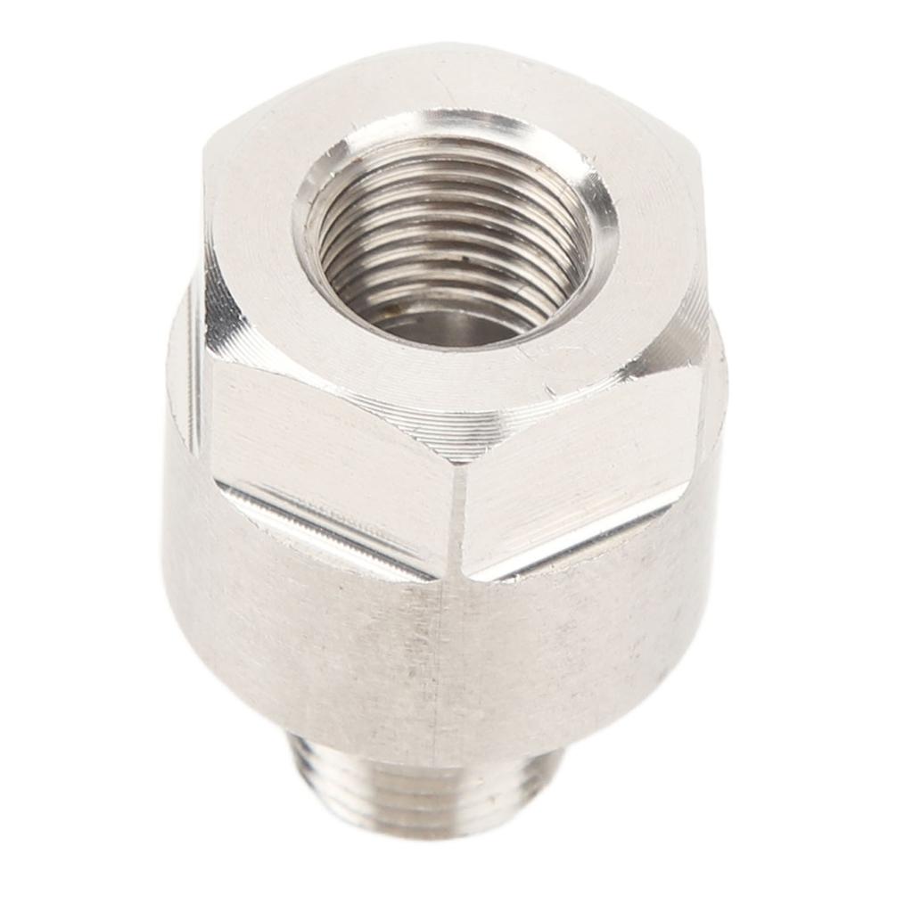 Oil Pressure Gauge Adapter 1 8in NPT Male To M10x1.0 Female for Oil Fuel Water Pressure Temperature Gauge Take Off