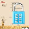 Outdoor Waterproof Anti-theft Combination Lock for Gym, Dorm, Locker, Cabinet, and Suitcase.