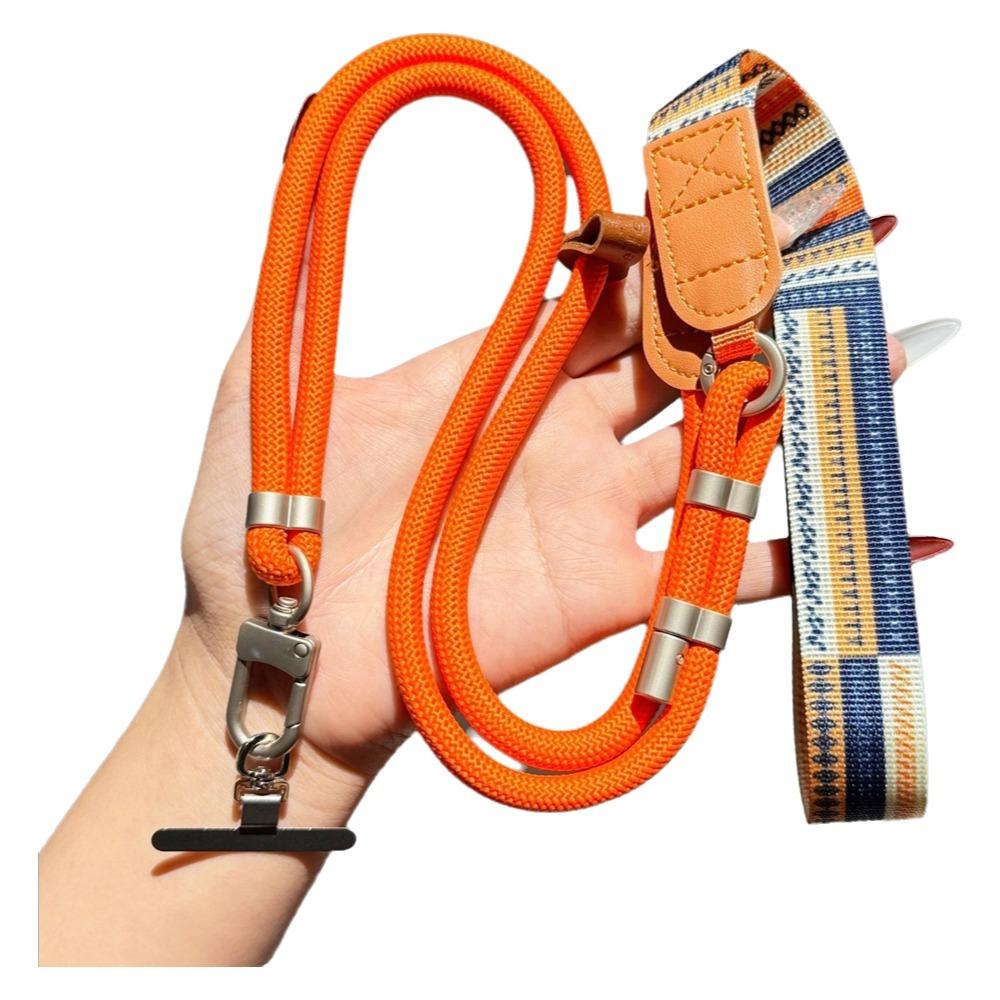 Metal Hook Phone Lanyard 360 Degree Rotation Long Hanging Rope  for Phone Case
