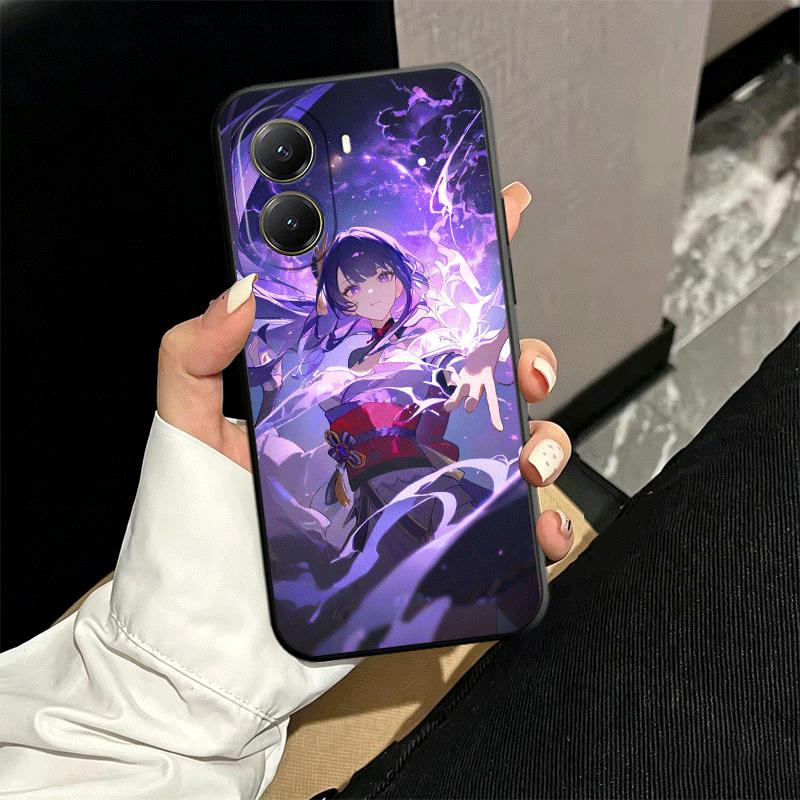 Genshin Impact Raiden Shogun Soft Phone Case for Xiaomi Poco X5 X6 X7 X8 Pro Max X3 F7 F8 Ultra M8 M7 M6 M5 Redmi 15 15C 14C 13C