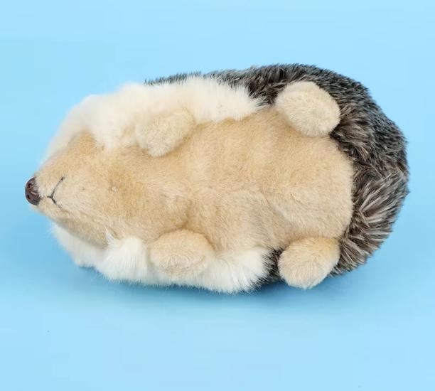Eco-friendly Lifelike Waterproof Hedgehogz Plush Dog Toy Medium Polyester