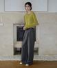 EN OR Two Tuck Wide Slacks - Charcoal