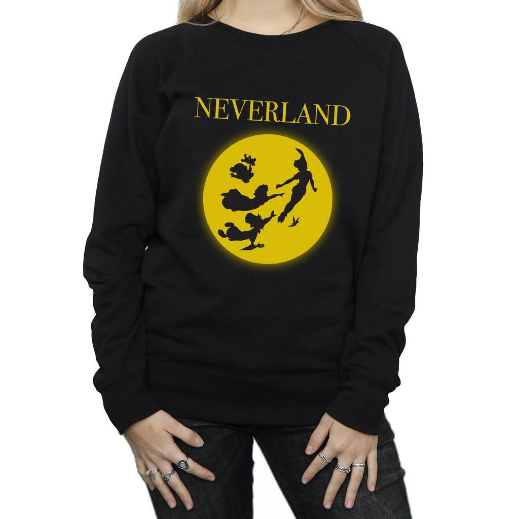 Disney Womens/Ladies Peter Pan Moon Silhouettes Sweatshirt