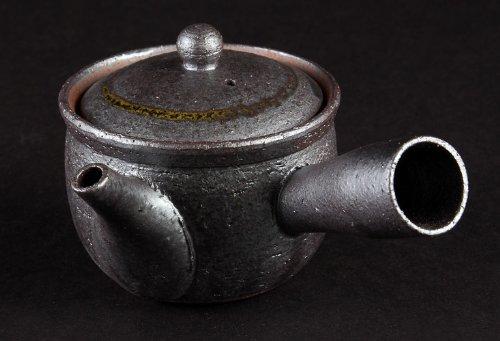 Yamasho Pottery Shigaraki Ware Sumi-iro Two-Person Tea Set Sum-3