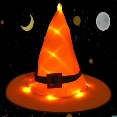 Halloween-Kostüm mit Hexenhut für Erwachsene, Kopfbedeckung, Cosplay, Party-Requisiten