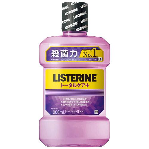 [Set Sale] JNTL Consumer Health Medicated Listerine Total Care Plus Clean Mint Flavor (1000mL) x 6-Pack Liquid Toothpaste