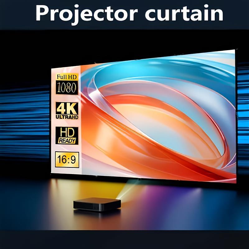 4K 100 inch 3D projection screen