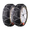 2PCS Snow Chains Manganese Alloy Steel Traction Tire Snow Chains Silver