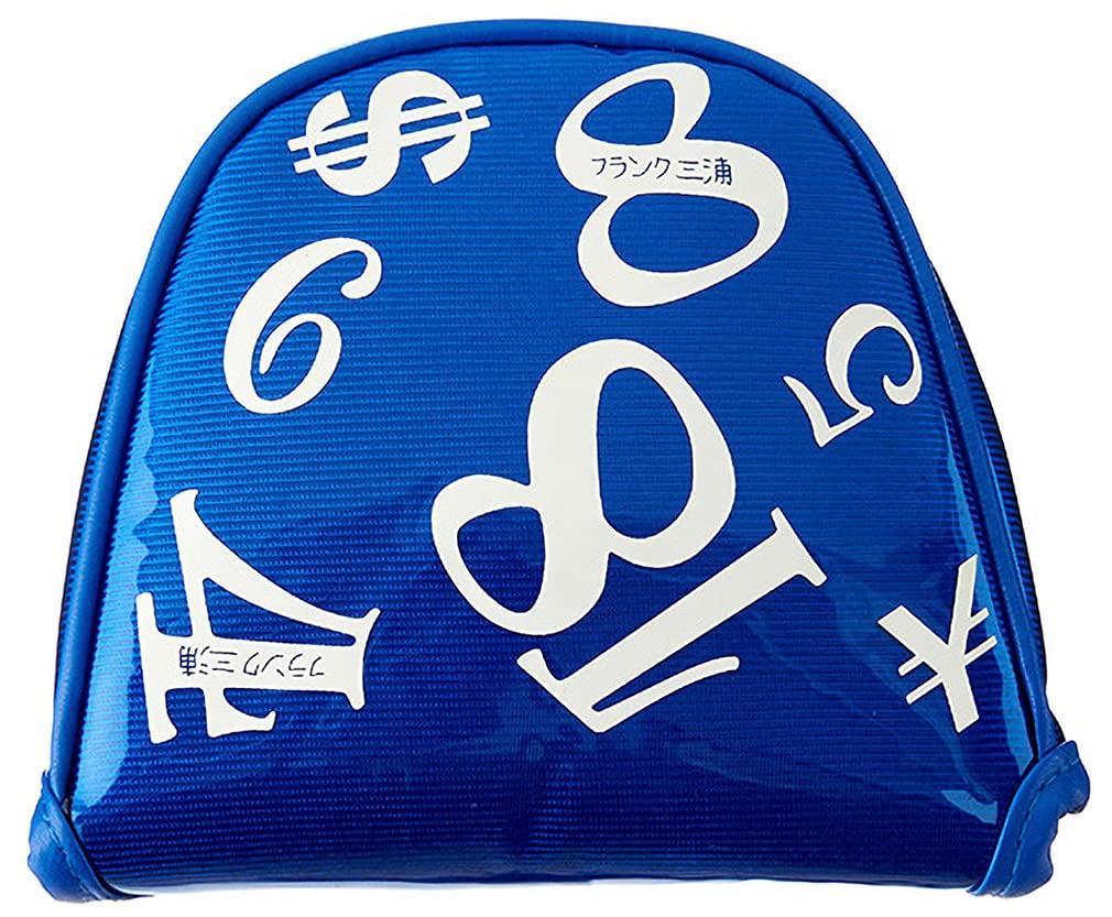 

Frank Miura Miura GOLF Putter Cover Mallet Type Skeleton Model Blue FMG-SK-PC