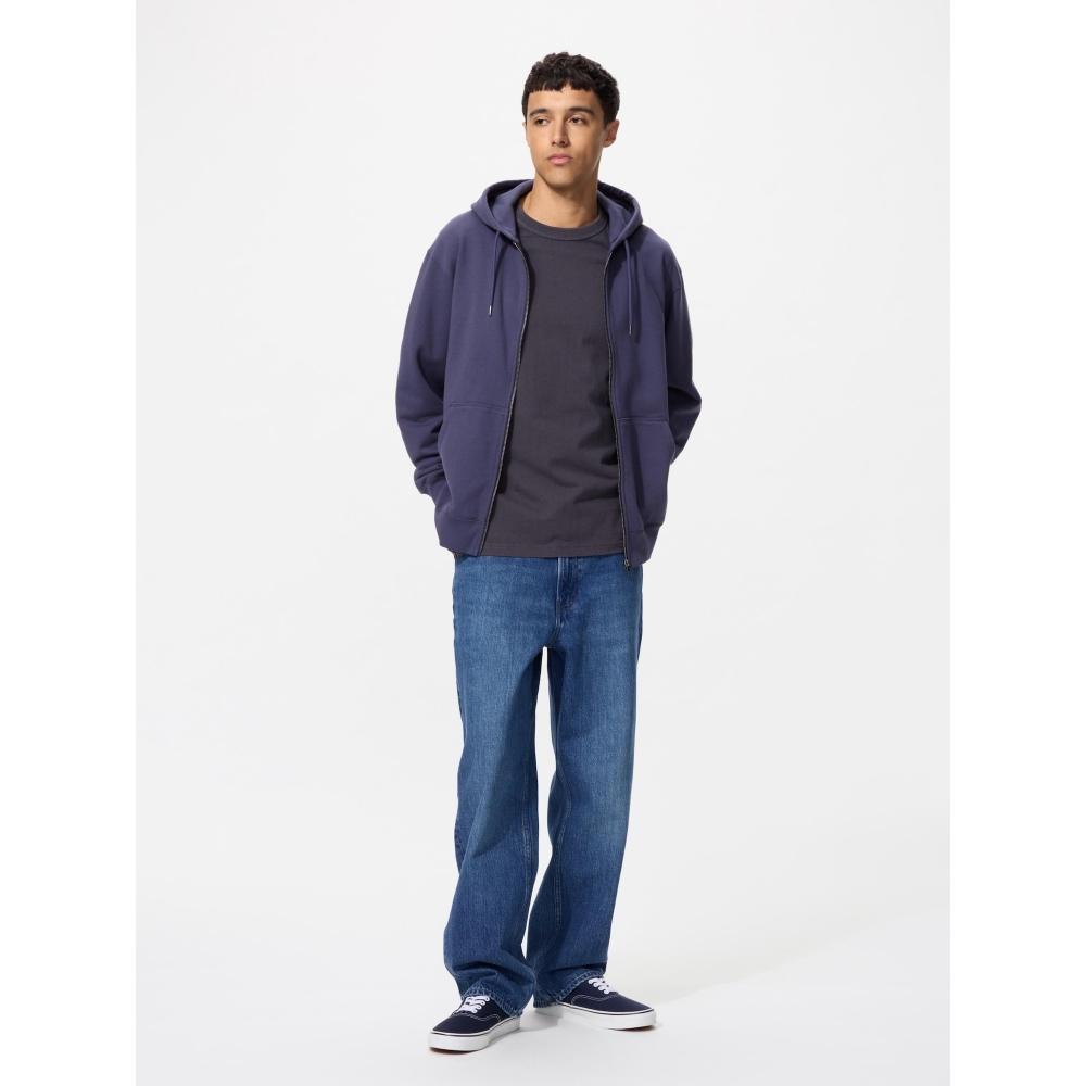 

Широкие прямые джинсы Uniqlo 63 BLUE/UNISEX 38