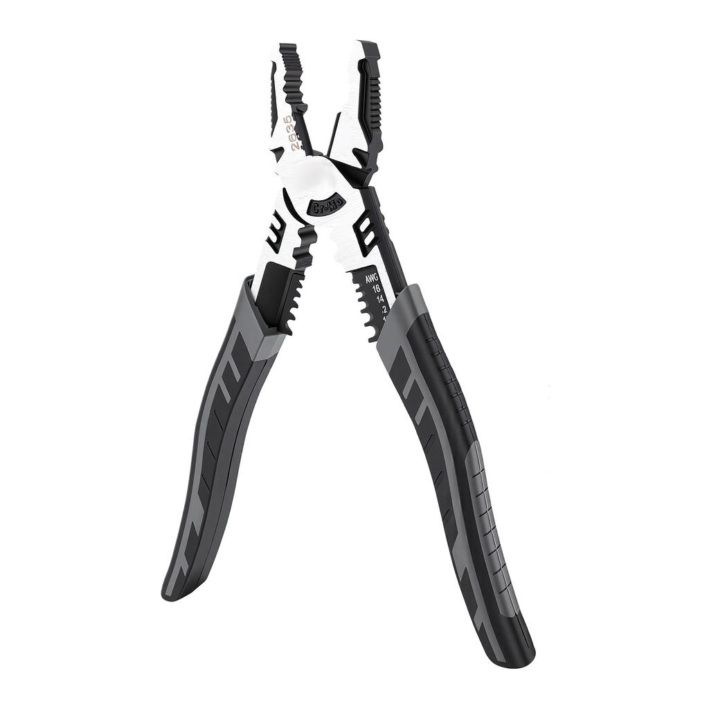 Lineman Plier 8.9 Inch Multi Functional Plier for Wire Stripper Cutter Crimper Winding German Style