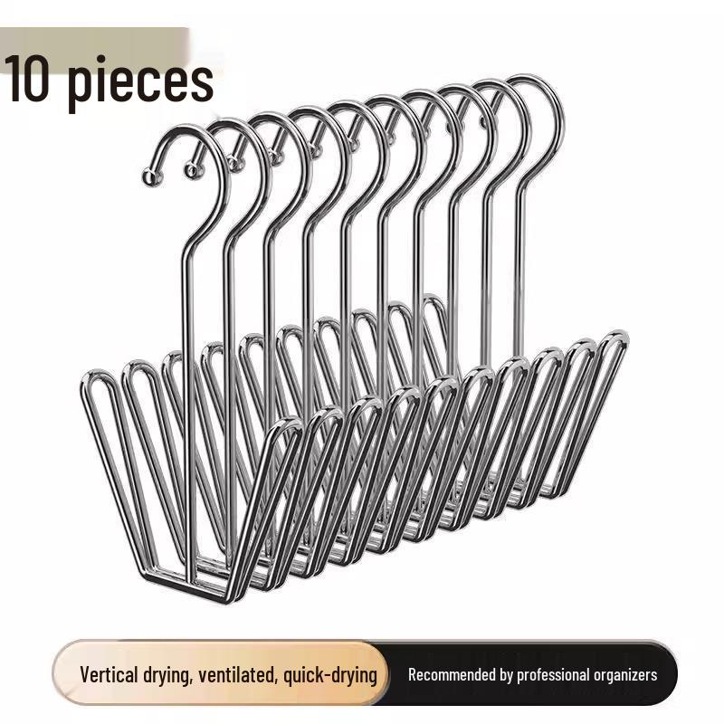 Nerezový Větruodolný Závěsný Stojan na Sušení Bot - Bez Vrtání, Zesílený, Pro Venkovní/Vnitřní Použití.