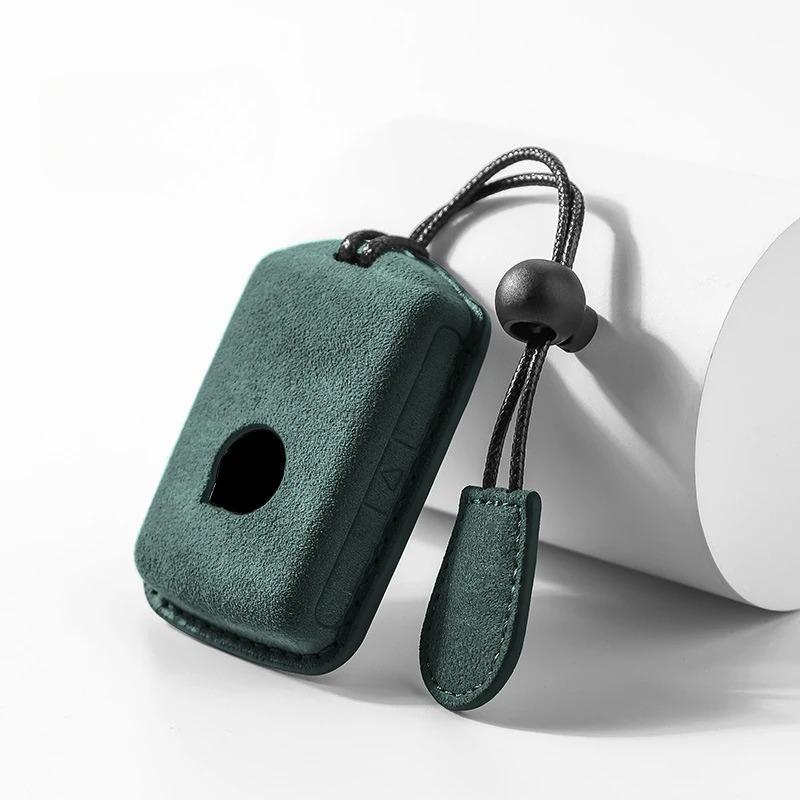 Suede Car Key Case Remote Cover Shell Holder Protector Fob For For Volvo New B60 B5 V90 XC90 V6 T8 S60 B4 S90 XC40 XC60 2025