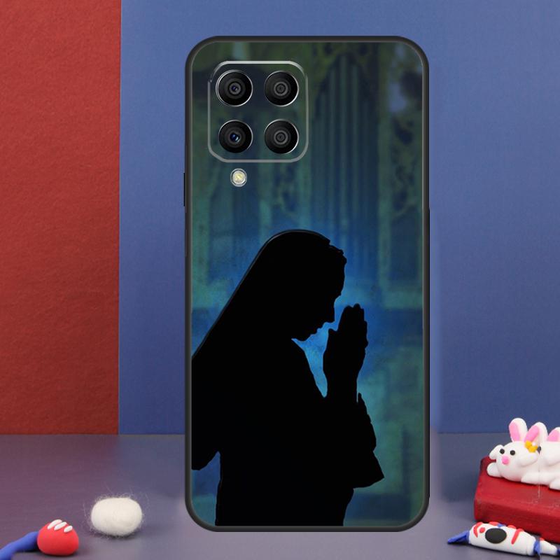 Sister Style Nun Sexy Girl Case For Samsung Galaxy M16 M06 M36 M56 M15 M11 M31 M21 M53 M13 M32 M52 M35 M55 M14 M34 M54