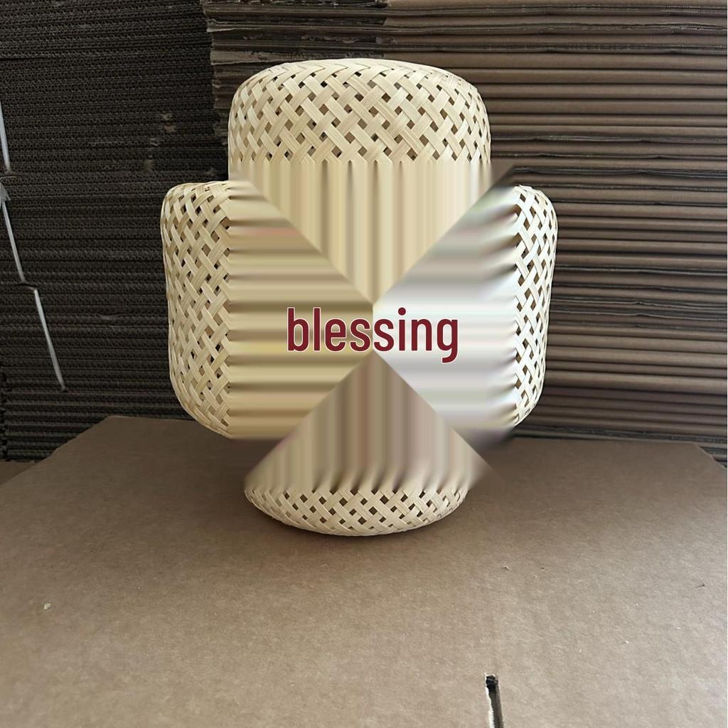 Chinese Wedding Photography Props: Rattan Hollow Lanterns with Red Background Decoration