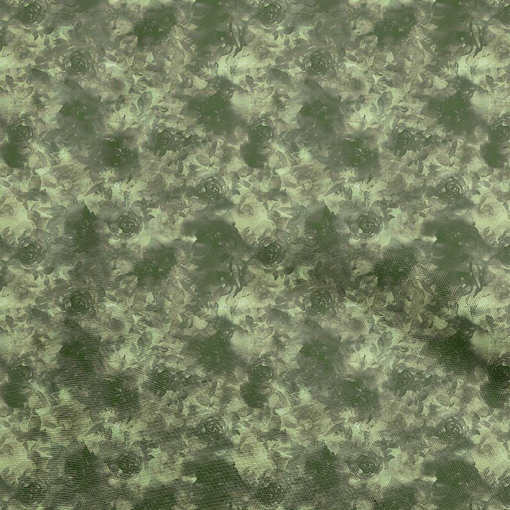 oneOone Bavlněný popelín, modrá látka, abstraktní květinový vzor, ​​látka na šaty, tištěná látka na metr, 42 palců