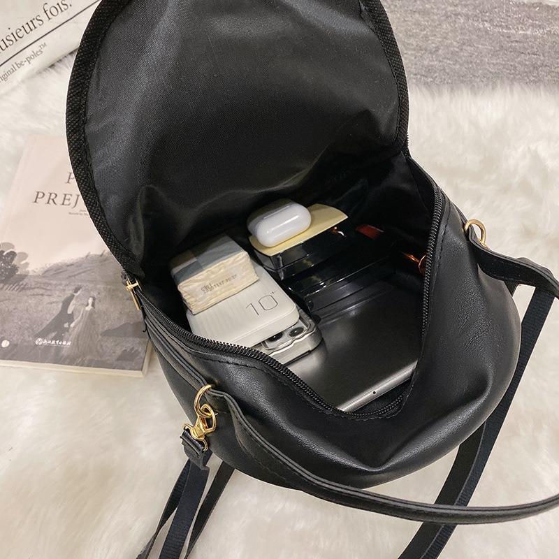 Bag Rhombus women's bag casual backpack small schoolbag portable shoulder messenger mobile phone bag small bag
