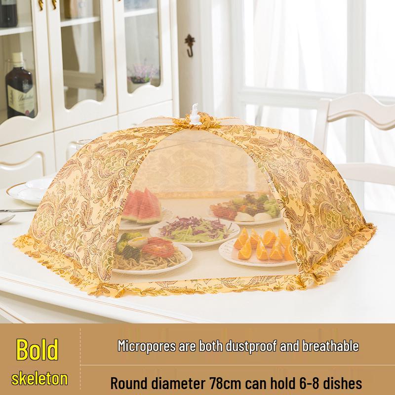 Foldable Anti-Fly Dustproof Food Cover for Leftovers
