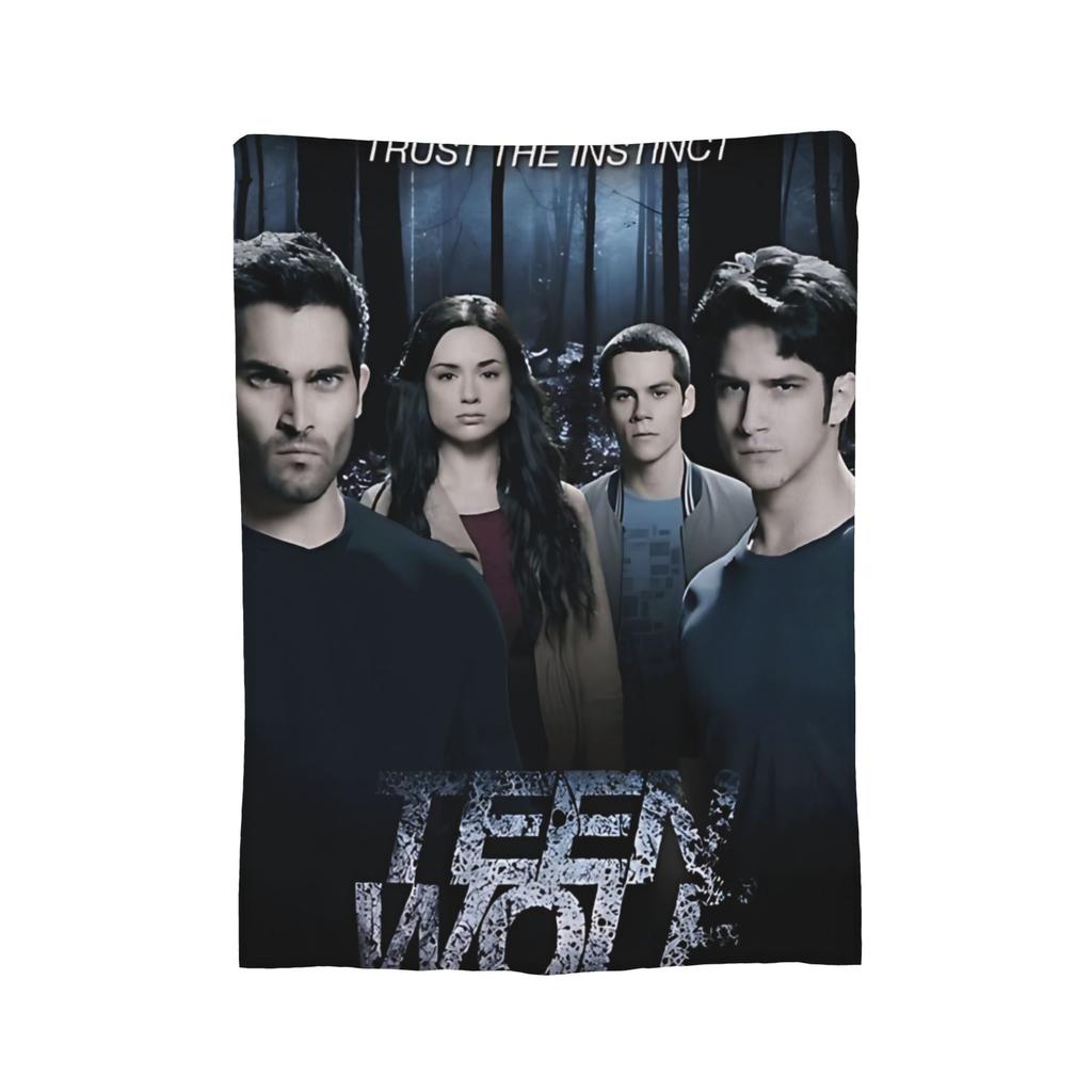 Teen Wolf  Blanket Coral Fleece Plush Movies Super Warm Throw Blanket for Airplane Travel Bedroom Quilt