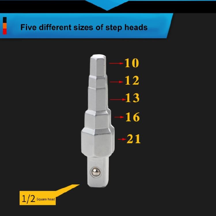High Carbon Steel Radiators Step Wrenches Adapter 5 Hex Head Design Connectors For Valves Maintenance And Repair