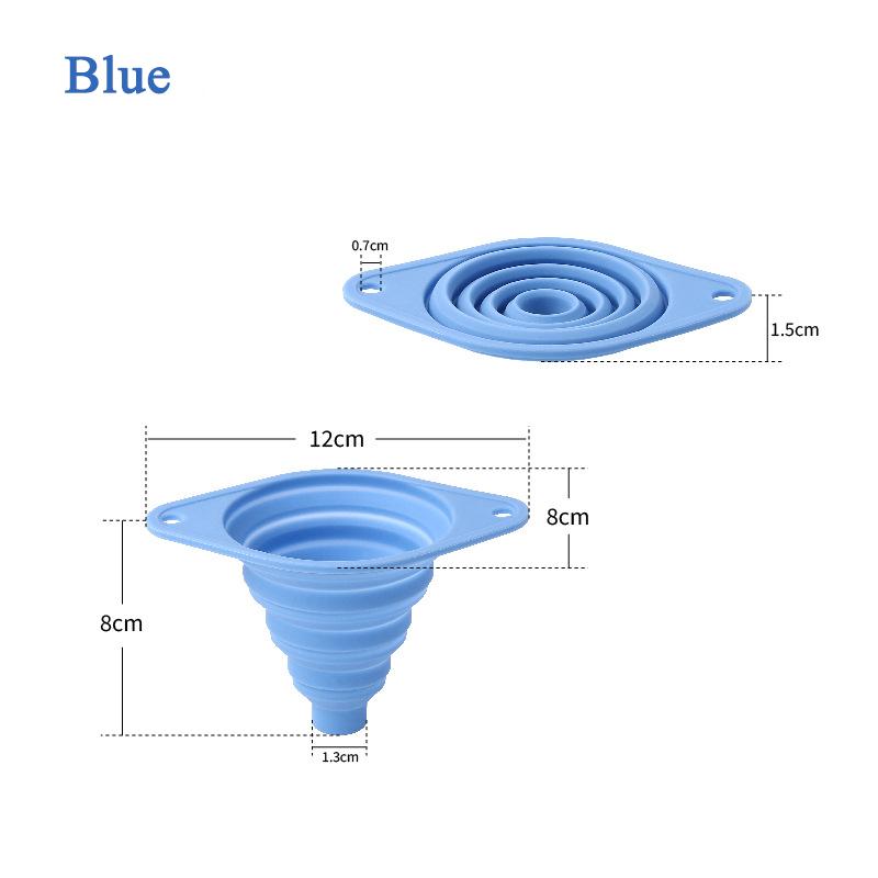 Kitchen Funnel Foldable Funnel Silicone Funnels Portable Funnels For Fuel Beer Oil Filling Bottles Pot Funnel Kitchen Tools