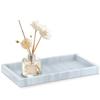 Rectangular/Oval Bathroom Vanity Tray Silicone Countertop Valet Tray Sink Storage Plate  Trinket