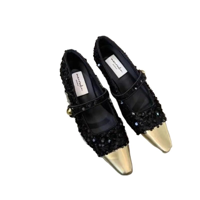 2025 Designer Women Pumps Shoes Fashion Shallow Shoes Spring Autumn Ladies Elegant Party Dress Thick Heel Footwear