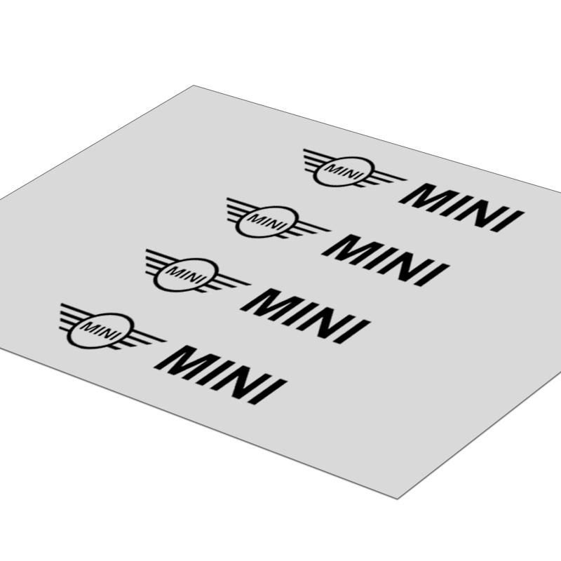 4 stk. Klistremerker for bildørhåndtak Dekaler for dekk og bakspeil For Mini Cooper One S Clubman R50 R53 R56 R60 F55 F56 R57 R58 R59