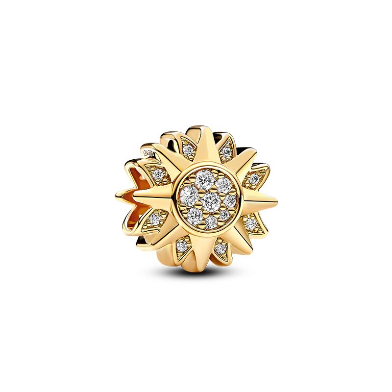 Firefly Rose Gold Pendant Charm Bead Fits Bracelets Bangle Necklace For Women Luxury DIY Jewelry Daily Party Festival Gift