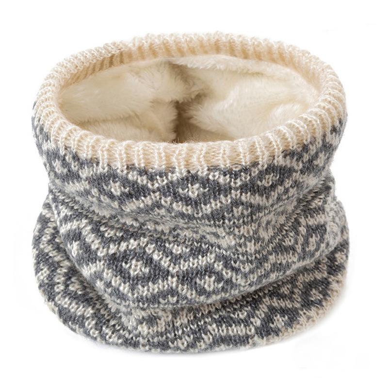 Fashion Soft Knitted Neck Warmer Sports Scarf for Women Men Face Cover Winter Running Skating Hiking Cold-Proof Thick Collar