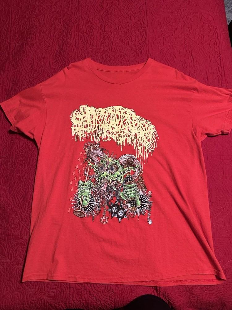 Sanguisugabogg Band in Red T-shirt S to 5XL NE287 Unisex T-Shirt M