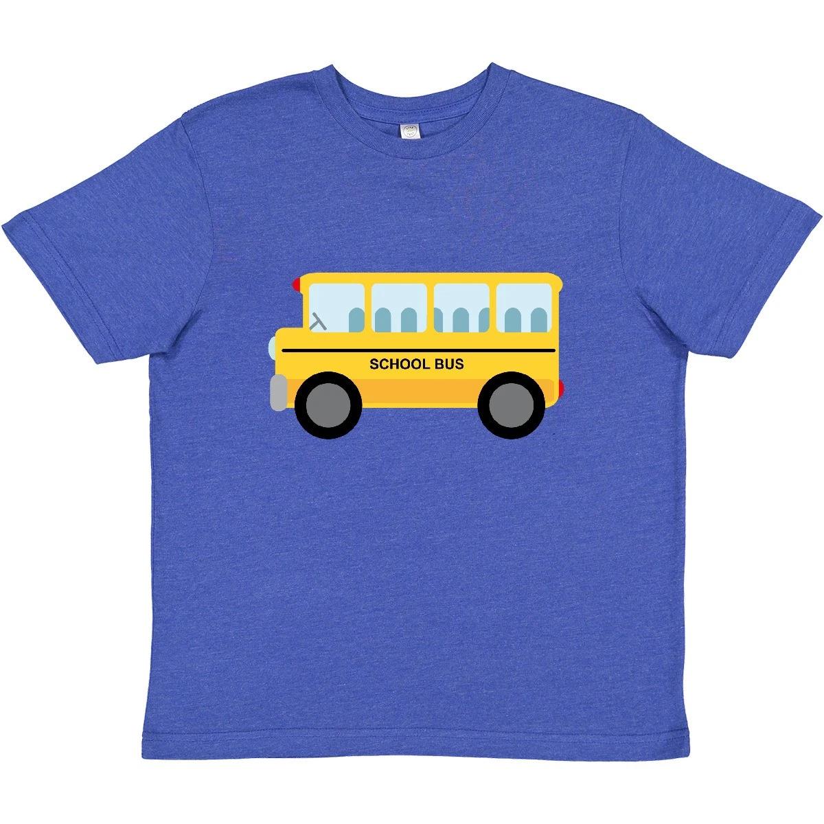 Inktastic School Bus Youth T-Shirt Back Eletary Kindergarten The Wheels On 140