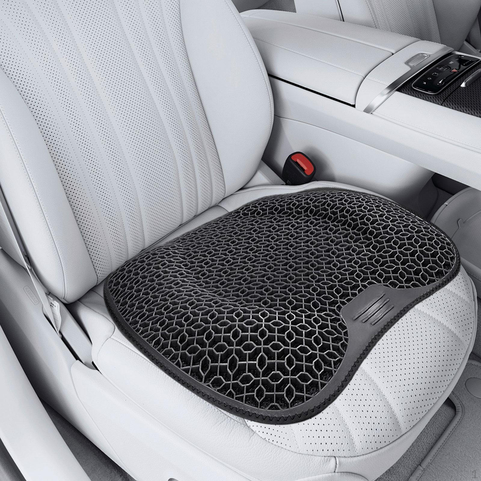 

Подушка на сиденье автомобиля с гелем, Нескользящая подушка для стула для офиса и вождения серый