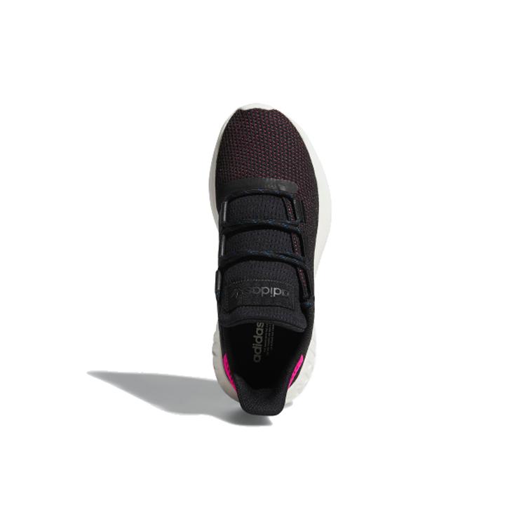 Adidas Womens Tubular Dusk 'Black Shock Pink' (women's sizes) Core Black / Shock Pink / Chalk White Casual Shoes AQ1198