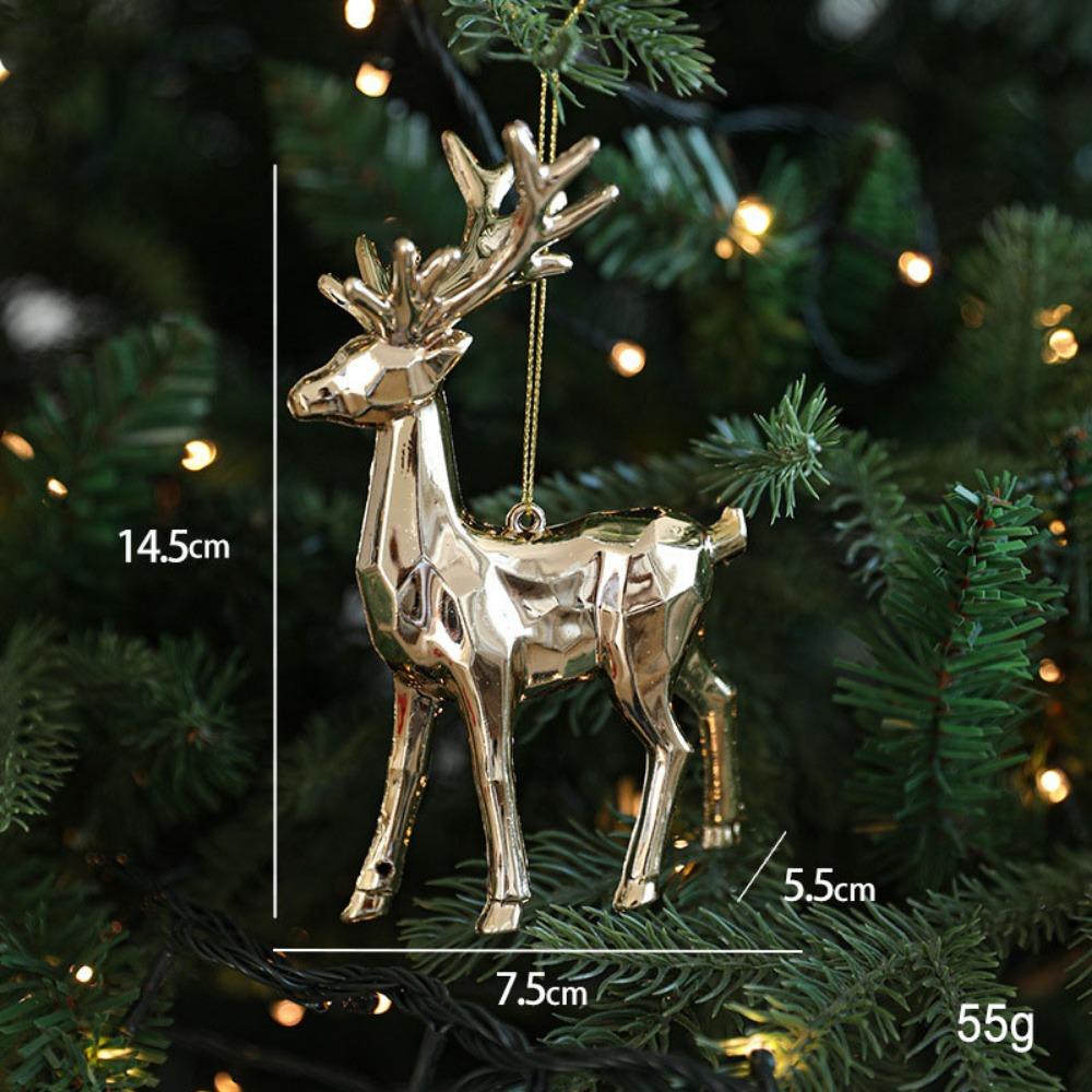 Plastic Angel Xmas Pendants Snowflake Christmas Tree Ornaments for Home