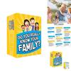 Genuinedo You Really Know Your Family Educational Board Game For All Ages