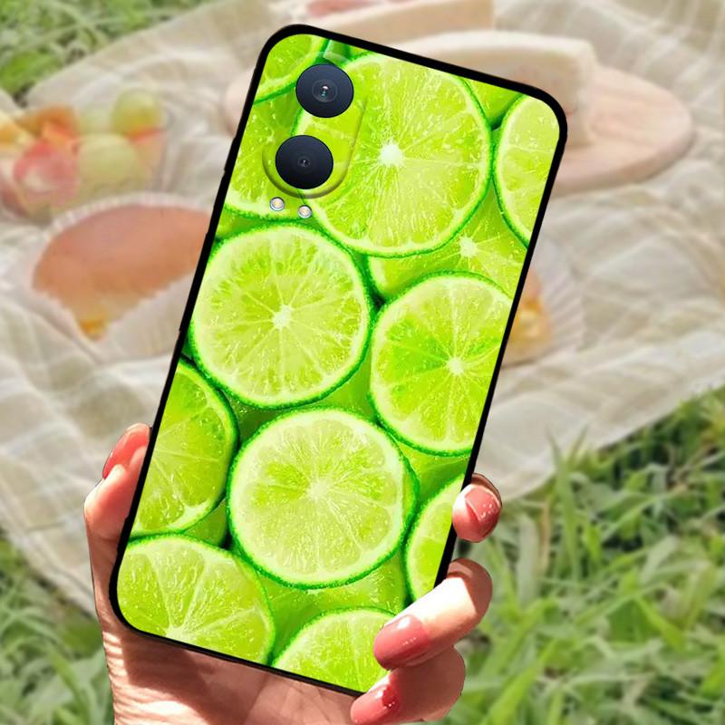For Oneplus Nord CE4 Lite Case Cover Silicone Soft Marble Black Bumper Funda Coque for Oneplus Nord CE 4 Lite Full Protective