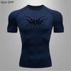 Man Compression T Shirt Gym Fitness Training Running Quick Drying Sports Shirt Summer Shaping Slimming Comfortable Men T Shirts