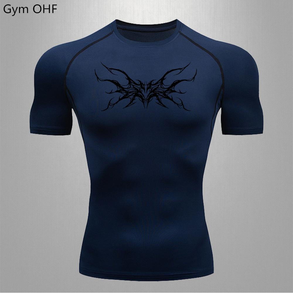 Man Compression T Shirt Gym Fitness Training Running Quick Drying Sports Shirt Summer Shaping Slimming Comfortable Men T Shirts